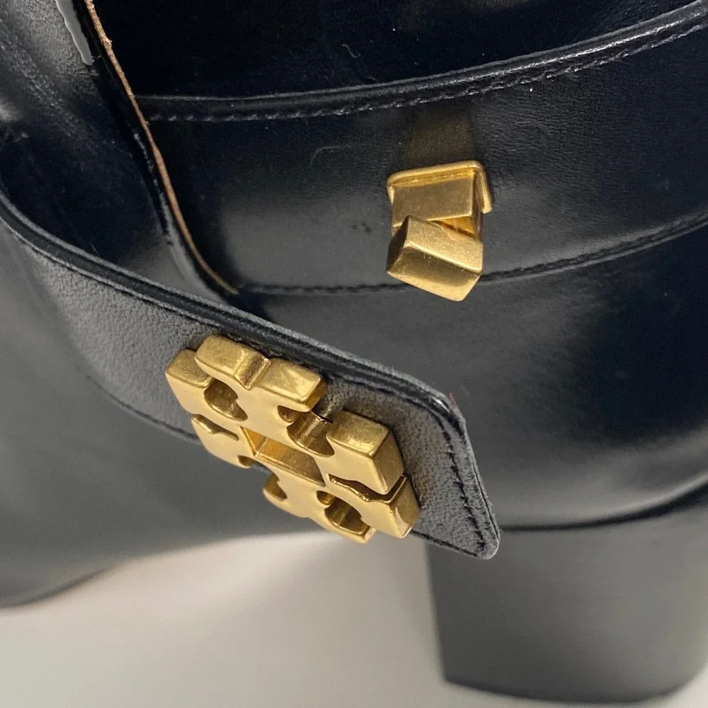 Tory Burch polished leather